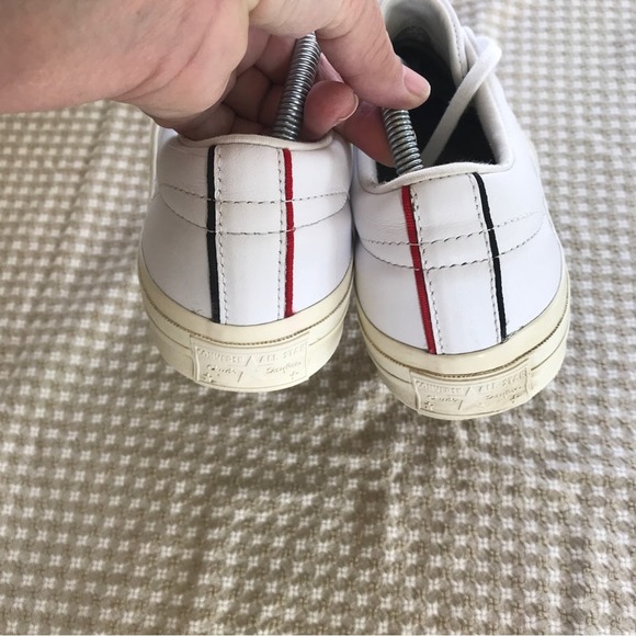 Converse One Star Piping Low Top In White/Enamel Red/Egret Skater - Picture 4 of 5